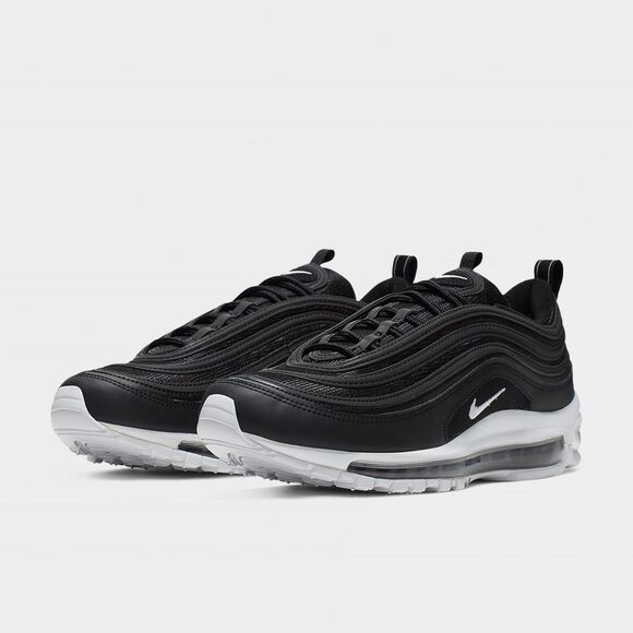 Nike Air Max 97 Sneaker Black / White Size 9.5 - Picture 1 of 6